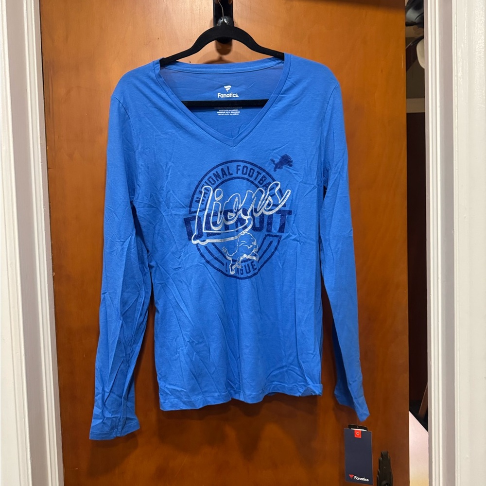 Detroit Lions Blue Women's Shirt